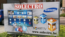 Panneau publicitaire Solectro